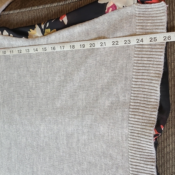 Madison Lily Mixed Fabric Sweater - Picture 10 of 11